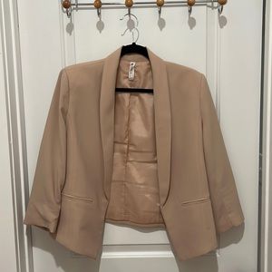 Beige/dusty pink blazer